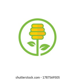 Honey logo icon design, Vector illustration, Leaf Honey Logo Design Concept. Food logo template