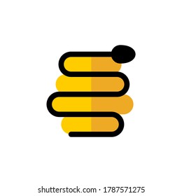 Honey logo icon design, Vector illustration, Honey Logo Design Concept. Food logo template