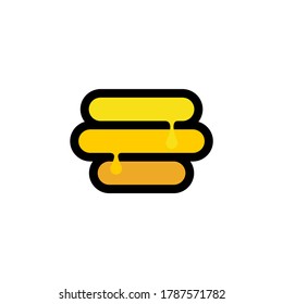 Honey logo icon design, Vector illustration, Honey Logo Design Concept. Food logo template