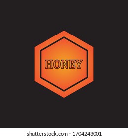 honey logo icon template illustration design symbol vector