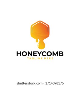 icono del logotipo de miel vectorial aislado