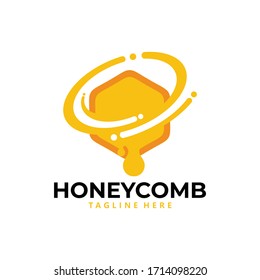 icono del logotipo de miel vectorial aislado