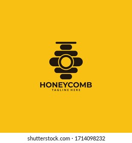 icono del logotipo de miel vectorial aislado