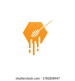Honey logo illustration vector design