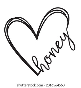 honey logo inspirational positive quotes, motivational, typography, lettering design
