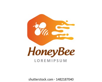 Honey logo symbol or icon template