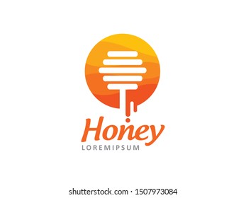 Honey logo symbol or icon template