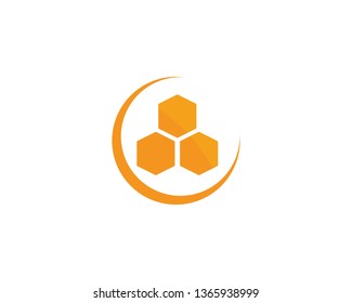 Honey Logo Template Design Vector, Emblem, Design Concept, Creative Symbol