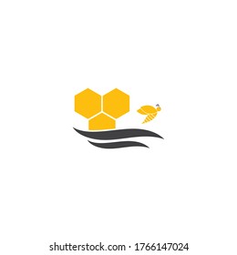 Honey Logo Template Design Vector, Emblem, Design Concept, Creative Symbol