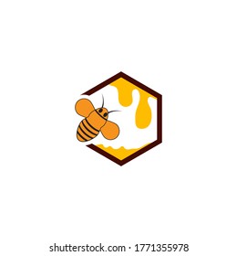 
Honey  Logo Template Design Vector Design Concept Symbol