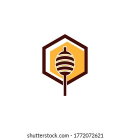 
Honey  Logo Template Design Vector Design Concept Symbol