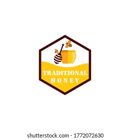 
Honey  Logo Template Design Vector Design Concept Symbol