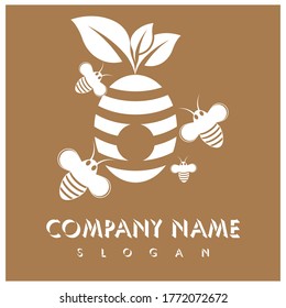 
Honey  Logo Template Design Vector Design Concept Symbol
