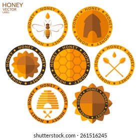 Honey. Logo. Vector illustration EPS10