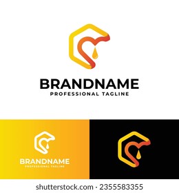 Honey Love Folded Logo, suitable for business related Honey.