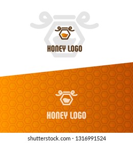  honey minimalism vector logo