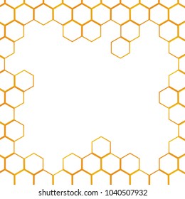 Honey pattern background 