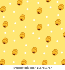 Honey pattern background
