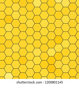 Honey pattern. Vector
