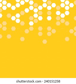 Honey pattern vector