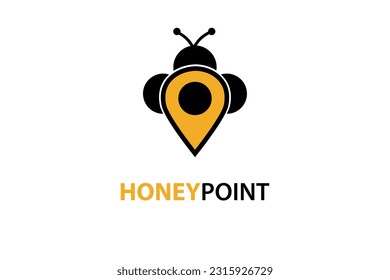 honey point creative vector logo design