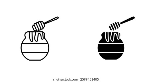 Honey poticons for ui. vector illustration