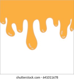 Honey pouring background.