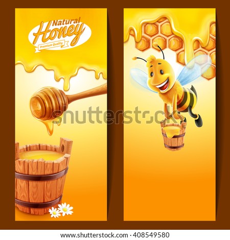 honey product with bee