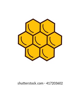 . Honey product vector symbol. 