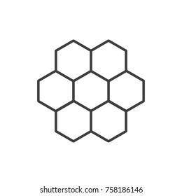 Honey, propolis line icon.