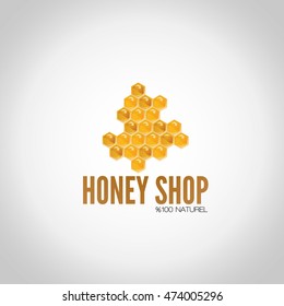 Honey Shop Logo