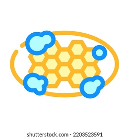 honey soap color icon vector. honey soap sign. isolated symbol illustration