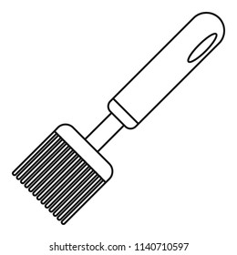 Honey steel tool icon. Outline illustration of honey steel tool vector icon for web design isolated on white background
