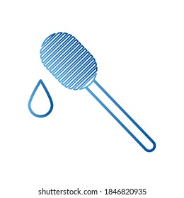diseño de iconos con estilo de gradiente de garrote de miel, alimento orgánico saludable dulce líquido naturaleza de postre natural e ingrediente Tema de vectores Ilustración de vectores