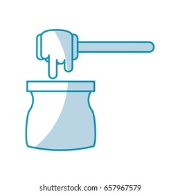 honey stick isolated icon