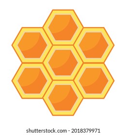 icono de forma de estructura dulce de miel