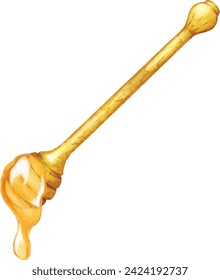 Honey is a sweet and viscous substance made by several bees, the best-known of which are honey bees.