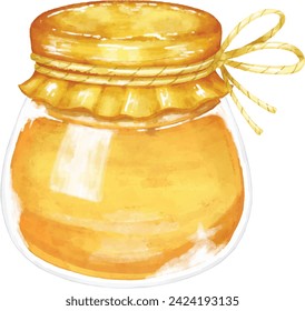Honey is a sweet and viscous substance made by several bees, the best-known of which are honey bees.