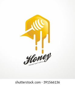 Honey Logo Images Stock Photos Vectors Shutterstock