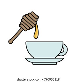 Honey tea cup