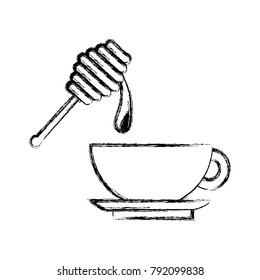 Honey tea cup