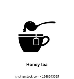 honey tea cup icon. Element of beekeeping icon. Premium quality graphic design icon. Signs and symbols collection icon for websites, web design, mobile app