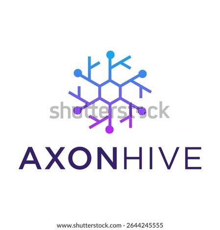 Honey Tech outline style Logo Template Design Vector, Emblem, Design Concept, Creative Symbol