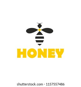 Honey Template Logo Honey House Bee Stock Vector (Royalty Free ...