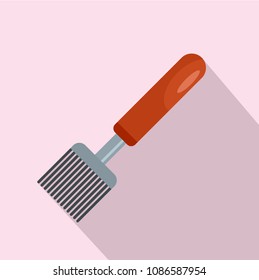 Honey tool icon. Flat illustration of honey tool vector icon for web design