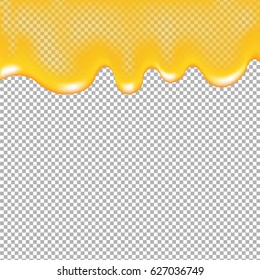 Honey With Transparent Background Gradient Mesh, Vector Illustration