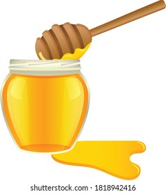 Honey vector art and illustration