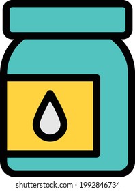 Honigvektorfarbensymbol