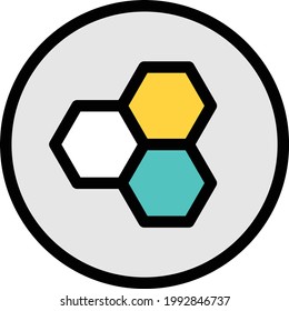 honey vector color line icon