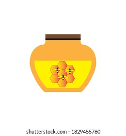 honey vector design ilustration icon logo templat
